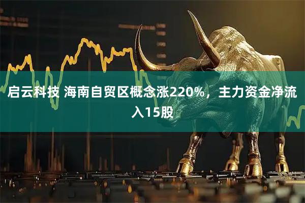 启云科技 海南自贸区概念涨220%，主力资金净流入15股
